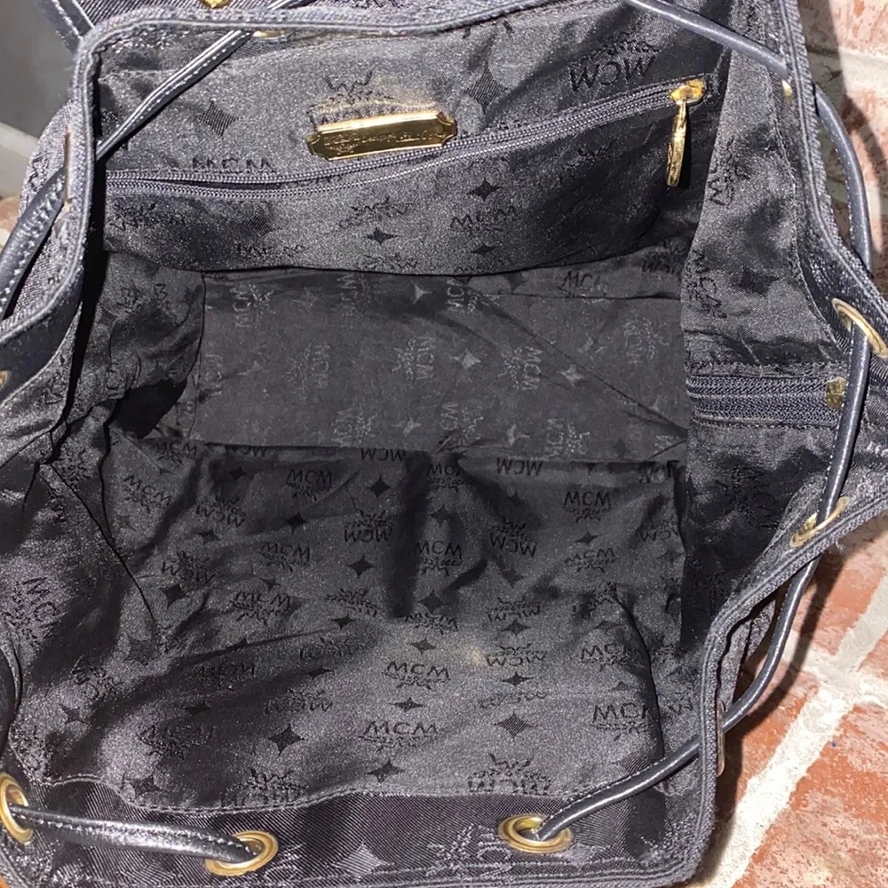 Women's MCM black backpack - Picture 11 of 12